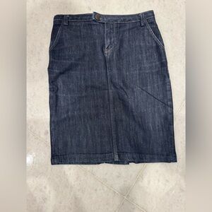 Zara Dark Blue Denim Mini Skirt
